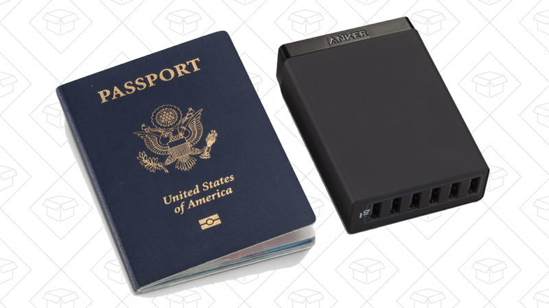 Anker PowerPort 6, $20 con cĂłdigo GEYC7LFE